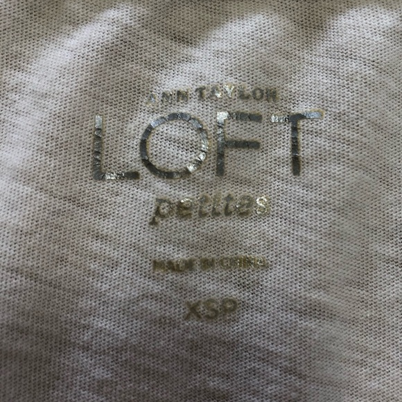 Ann Taylor LOFT Lace Ribbon Tee - Picture 3 of 7